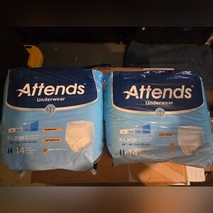 2 Packs Of Attends Underwear X-Large